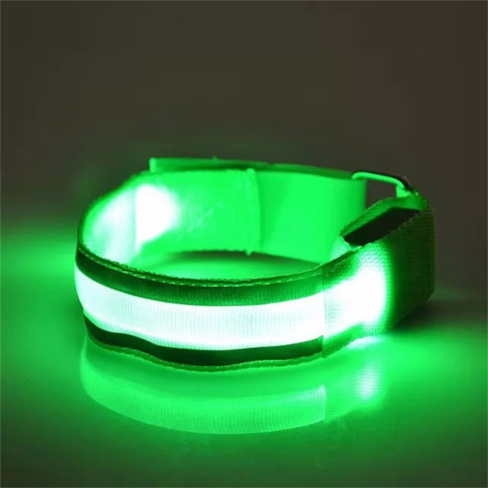 Led Am Ban Nsxcdh Reflective LED Arm Armband Strap,Plastic Nylon,11.02x0.98in ...
