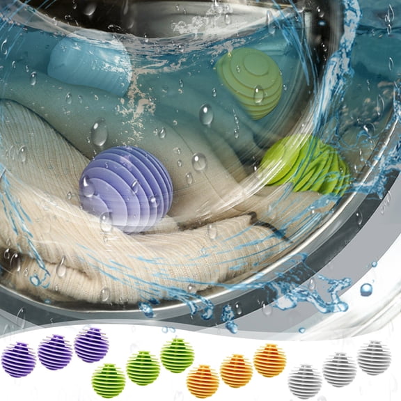 Nsxcdh Reusable Hair Removal Laundry Balls, Set of 3 Clothes Lint and Hair Catchers for Washing Machine and Dryer Use Holiday Gift Ideas & Budget Picks