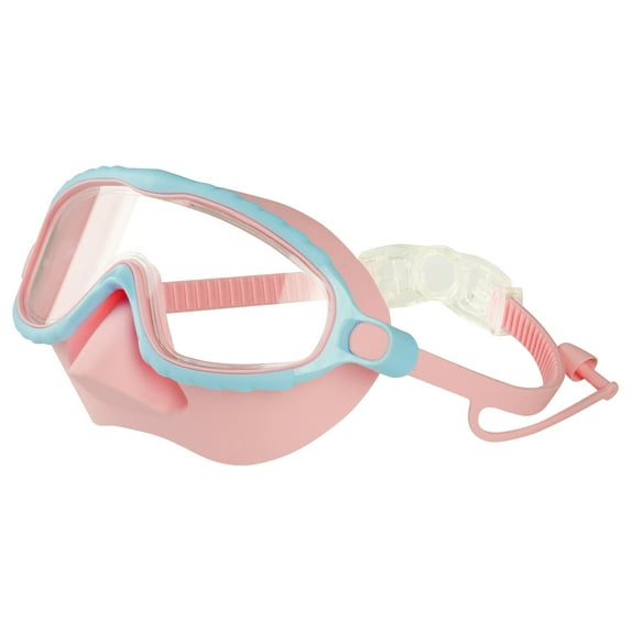 Nsxcdh Kids Swim Goggles Large Frame Swimming Glasses With Nose Protection Anti-Fog UV Shield for Children Pool Swimming Lessons Christmas Gift