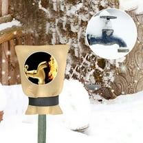 Nsxcdh Outdoor Faucet Cover Winter Pipe Protector Reusable Insulated Spigot Cover Cold Weather Water Tap Wrap for Yard,Garden,or Garage Use Birthday Gift