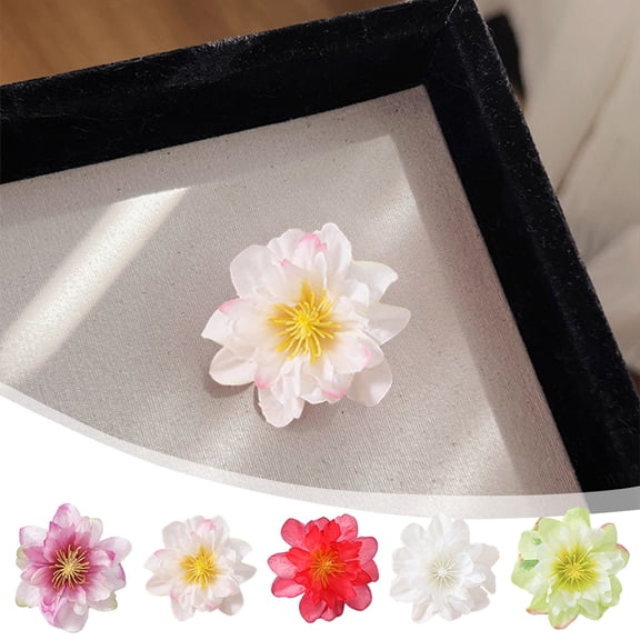 Nsxcdh Silk Artificial Flower Heads DIY Simulation Flowers Craft Material Decorative Fake Blossoms for Handmade Wreaths or Event Arrangements Gift