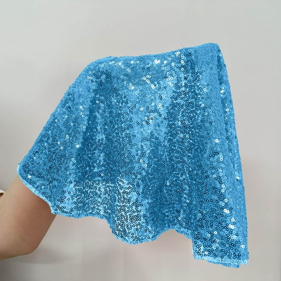 Nsxcdh Sequin Tablecloth High Density Mesh Fabric 1pc Thick Durable Luxury Elegant Woven Easy Clean Wedding Birthday Baby Shower Halloween Christmas Party Home Decor Home Office Decor