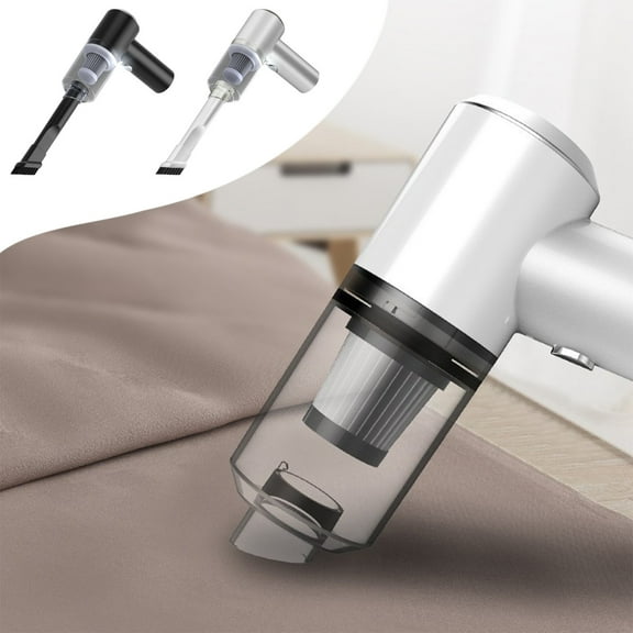 Nsxcdh Mini Car Vacuum Cleaner Wet Dry Handheld 7.3x6.1x2.5in Plastic Alloy 450g Wireless Large Suction Easy Clean for Car Home