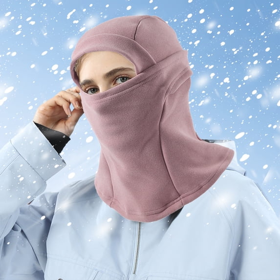Nsxcdh Ski Balaclava Cotton Warm Windproof Full Face Cover,Soft Fleece Lined,Extended Neck Protection,For Motorcycle Ski Snowboard Hiking,One Size Comfort for Adults Winter