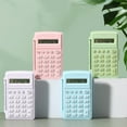 thumbnail image 1 of Nsxcdh Small Calculator Portable 8 Digit with Hard Shell Flip Cover Solar Power,4 Function Small Basic Calculators for Desk Home Office School, Class and Business(Macaron Color Scheme), 1 of 9