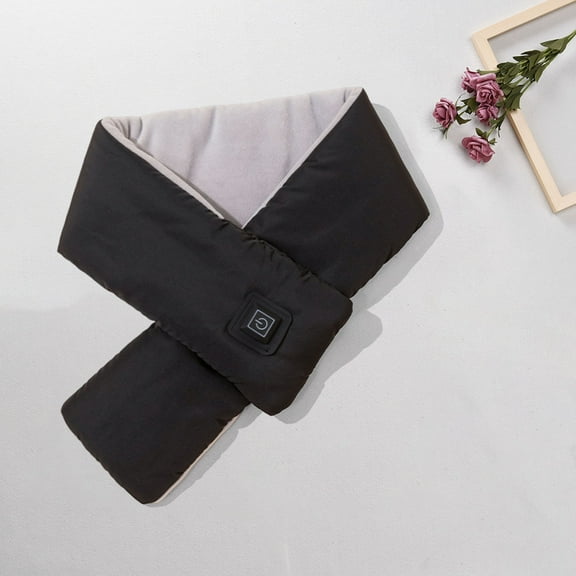 Nsxcdh Smart Heating Scarf USB Rechargeable Adjustable Warm Neck Protector Female 41.34x5.12in Soft Fast Heating Winter Home