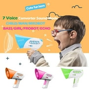 Nsxcdh Smart Voice Changer Amplifier,7 Different Voice Modifiers Speaker Toy,Handheld Sound Effects Device for Girls and Boys