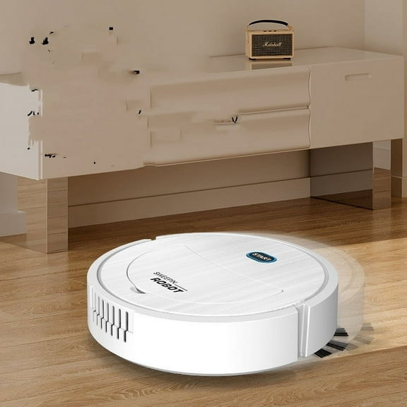Nsxcdh Sweeping Robot Wireless Rechargeable 8.7x8.7x2.4in 5w 1800pa 500g USB Quiet Sweeping Mopping for Household