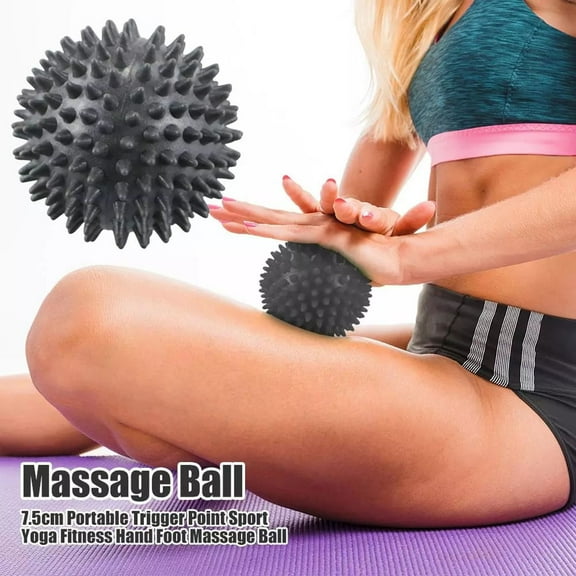 Nsxcdh Spiky Massage Ball Hand Foot Plantar Fascia Trigger Point Muscle Relief Portable Firm Textured Therapy Mobility Tool