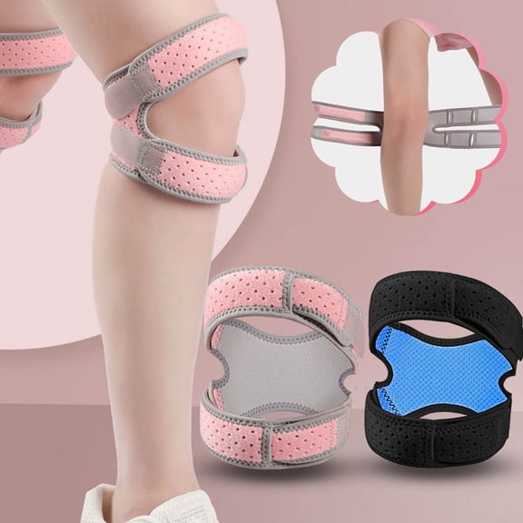 Nsxcdh Sport Knee Pads,Patella Stabilizer,Polyester Elastic,24x5.12 In,Shockproof,Non Slip,Breathable,Multi Scene,Fitness Yoga Running,Support Gear Christmas Gifts for Grandkids and Women