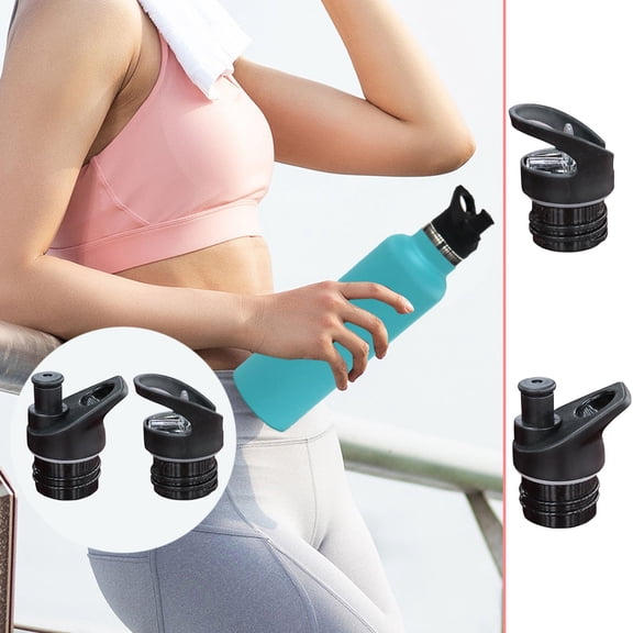 Nsxcdh Sport Lid for Standard Water Bottle,304 Stainless Spout with Air Vent,No Leak Fast Flow,Fits 2.75 in Mouth Bottles,Home