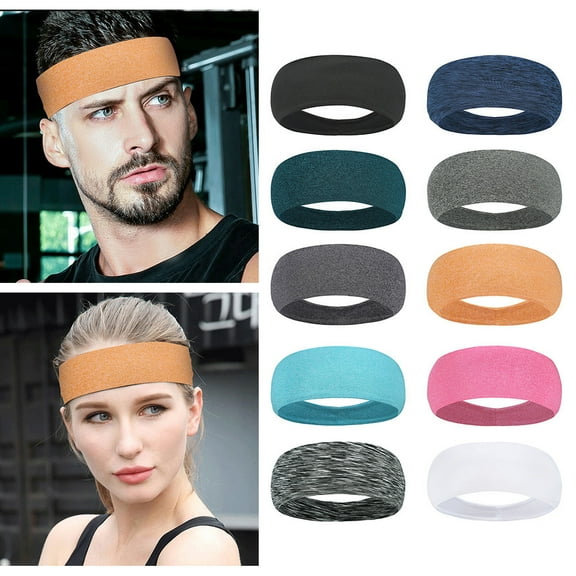 Nsxcdh Sports Headband Yoga Sweat Guide Polyester 21.26x2.36in Breathable Quick Dry Elastic Antibacterial Running Fitness Hair Scarf Home Indoor Sports for women man Gift
