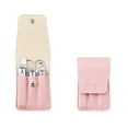 thumbnail image 1 of Nsxcdh Stainless Steel Nail Clippers Set,Travel Mini Manicure Pedicure Kit,Leather Pouch,10.8x7in,Comfort Grip,Easy Trim,Unisex,Home Grooming Tool, 1 of 2