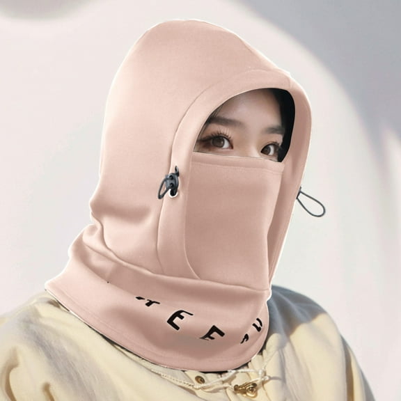 Nsxcdh Thermal Head Cover Balaclava 4 in 1 Mask Scarf Hat Earmuff,Windproof Soft Inner Fleece,Adjustable Fit,For Ski Motorcycle Snowboard Bike,All Adults Comfort Winter