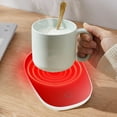 thumbnail image 1 of Nsxcdh Thermal Heating Cup Mat 55-Degree Constant Temperature Induction Pad Milk Warmer and Vacuum Dish Heater for Coffee, Tea, and Hot Beverages End-of-Season Clea-rance Discounts, 1 of 8
