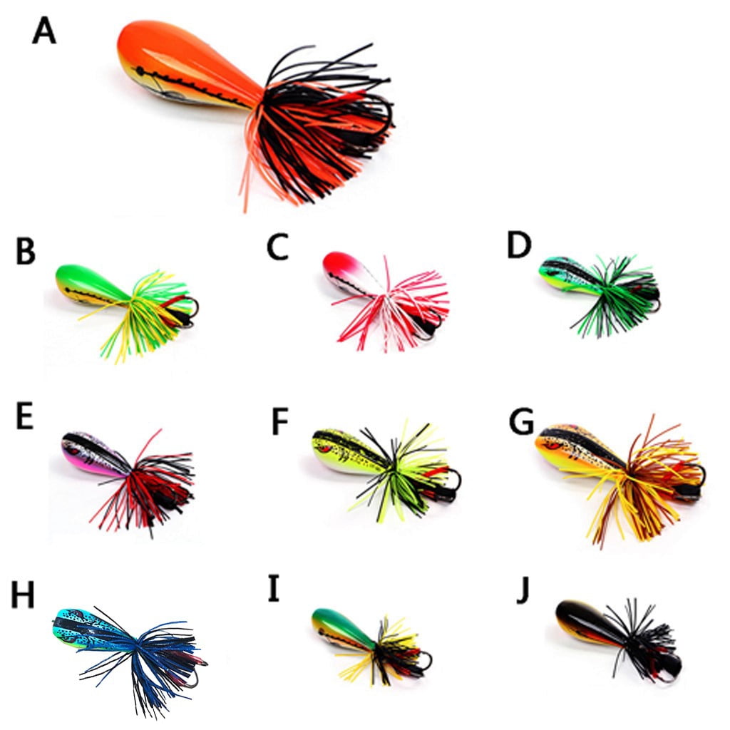 classic fishing lures for sale Grandma Stainless Steel Screw Eyes accurate casts and a Color:Yellow - Red Yellow Skirt Bass Fishing