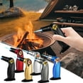 thumbnail image 1 of Nsxcdh Torch Lighter Windproof Refillable Butane Adjustable Flame Safety Lock Compact Design,Strong Blue Flame,Refillable for Multiple Uses,Kitchen BBQ Fireplace,Outdoor Home Essentials, 1 of 9
