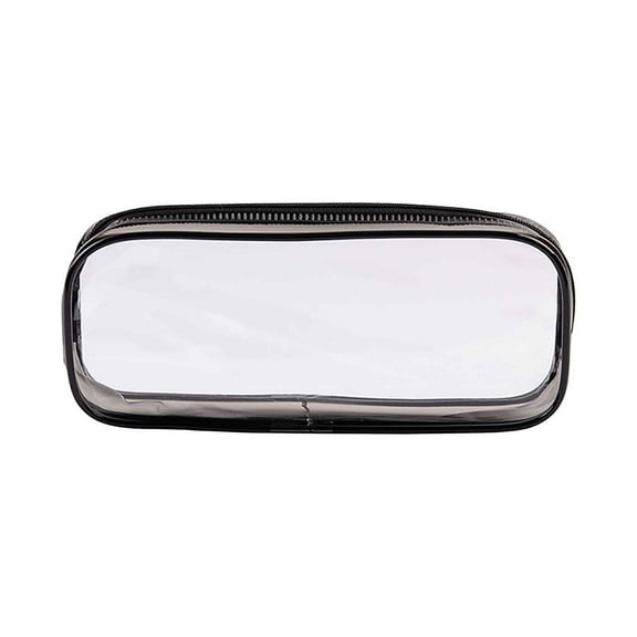 Nsxcdh Transparent Student Pencil Case,Zippered Stationery Bag for Toiletries and Makeup Storage,Portable and Clear,PVC Material