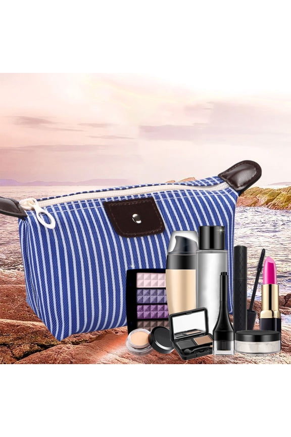 Travel Accessories, Foldable Toiletry Cosmetic Bag, Dumpling-Shaped Makeup Bag, Compact Travel Organizer for Skincare and Beauty Essentials Weekly Price Drops & Special Offers