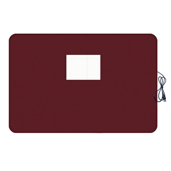 Nsxcdh USB Heated Blanket Portable Car Office Polyester 34.65x23.62in Warm Velvet Adjustable Gear Fast Heating Winter Home Christmas Gifts for Grandkids and Women