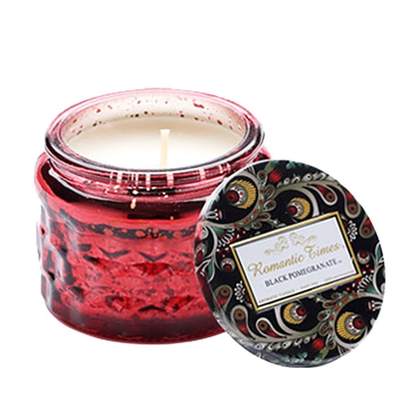 Nsxcdh Velvet Rose Scented Candle Coconut Wax 2.75x2.75x1.96in Passionate Fragrance Romantic Decor Unique Gift Home