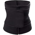thumbnail image 1 of Nsxcdh Waist Belt Neoprene Burning Waist Trainer Body Shaping Zipper Abdomen Slimmer Patchwork Style Blue Red 11.81x9.84in Enhanced Weight Loss Core Support Fitness Home Indoor Sports Gift, 1 of 1