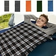 thumbnail image 1 of Nsxcdh Warm Weather Sleeping Bag Lightweight Polyester Shell Soft Liner 29.5x70in Compressible Reverse Zipper Comfortable for Camping Hiking Outdoor Gear, 1 of 7