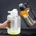 thumbnail image 1 of Nsxcdh Water Bottle with Graduation Marking Straw Leakproof 8.85in 0.34lb 360 Degree Seal Two Caps Large Capacity Hydration Camping Gym Outdoor Home Home Indoor Sports for women man Gift, 1 of 8