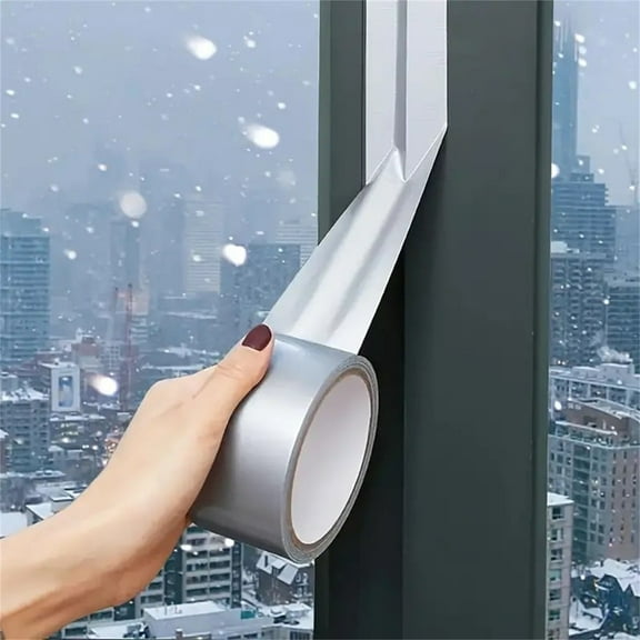 Nsxcdh Weather Stripping Door Bottom Tape Soundproof Draft Stopper 1.97in Width,Strong Adhesive,Flexible Safe Material,Frameless Sliding Door Glass Door Closet,Shower Use Home Essentials