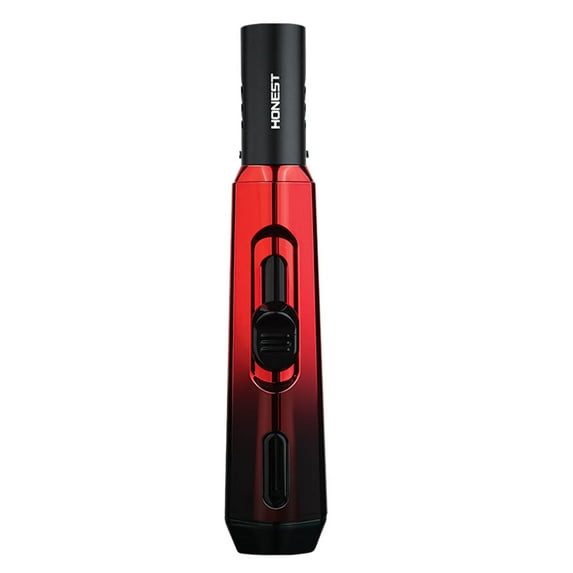 Nsxcdh Windproof Butane Torch Lighter 6.69x1.38 in Strong Jet,Adjustable Flame,Refillable for Camping Candle Cooking,Home Essentials