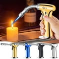 thumbnail image 1 of Nsxcdh Windproof Torch Lighter Hose Nozzle 6.30x5.28x2.56 In,Flame Lock,Adjustable Blue Flame for Barbecue Baking Workshop,Home Essentials, 1 of 5