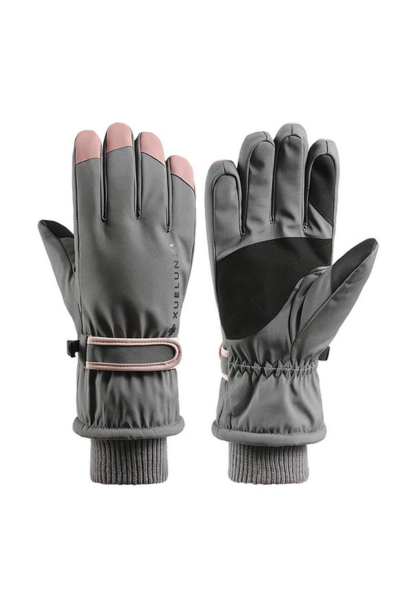 Winter Ski Gloves Two Finger Touchscreen Thermal Windproof Water Splash Resistant For Outdoor,gloves,winter gloves,cycling gloves,work gloves Gifts for Women and Men