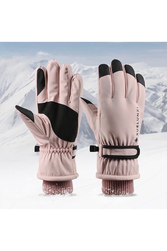 Winter Ski Gloves Two Finger Touchscreen Thermal Windproof Water Splash Resistant For Outdoor,gloves,winter gloves,cycling gloves,work gloves Gifts for Women and Men