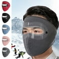 thumbnail image 1 of Nsxcdh Winter Warm Windproof Mask with Clear Eye Window Full Protection,Soft Polyester,Washable for Ski Cycling Hiking,Winter, 1 of 7