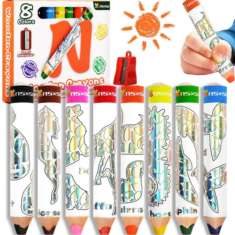 Jumbo Triangular Washable Colouring Pencils Jumbo Triangular Washable Colouring Pencils