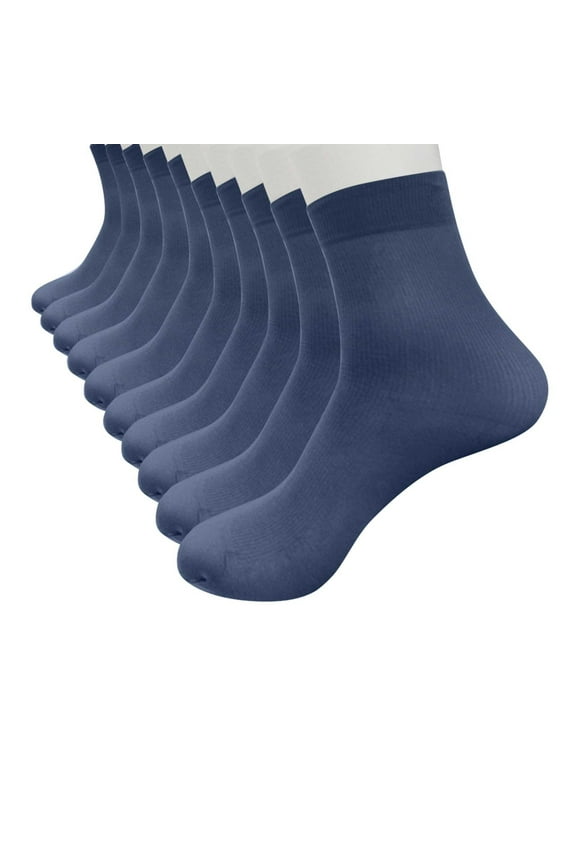 Athletic Socks for Women Gray 10 Pairs Crew Socks Breathable Gym Solid Socks Women Free Size