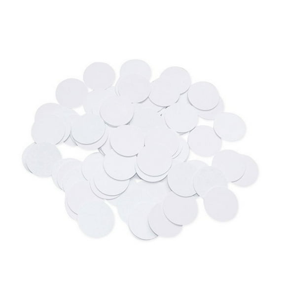 Ntag215 Nfc Tags Cards,100Pcs White Round Pvc Coin Cards Compatible With Diy Nintendo , 504 Bytes Memory Fully Programmable For All Nfc Enabled Mobile Phones & Devices（1Inch)）