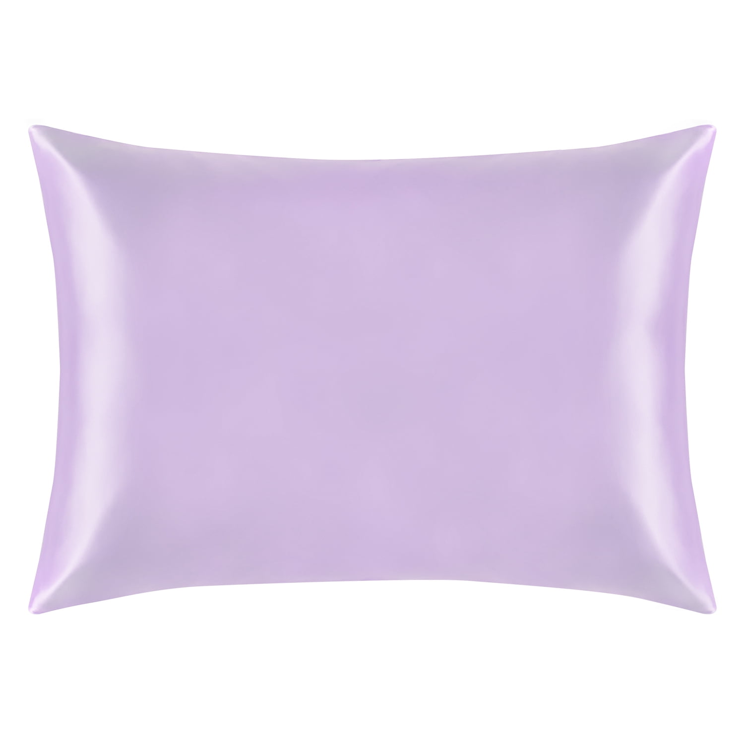 Ntbay 1 Pack 100% Mulberry Silk Queen Pillowcase with Hidden Zipper, Luxurious Both Side 19 Momme Pillow Case, 20" x 30", Lavender