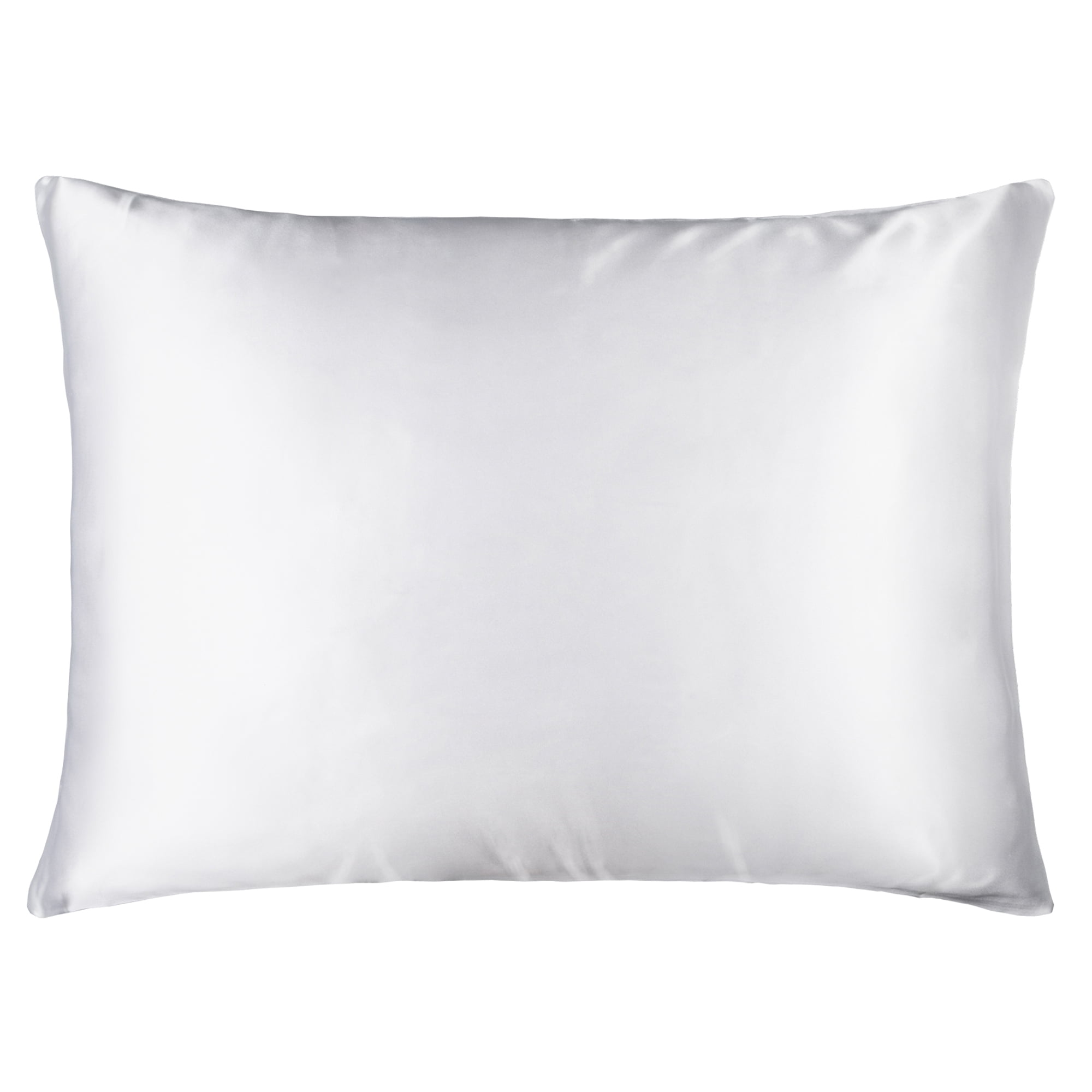Ntbay 1 Pack 100% Mulberry Silk Queen Pillowcase with Hidden Zipper, Luxurious Both Side 19 Momme Pillow Case, 20" x 30", White