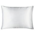 thumbnail image 1 of Ntbay 1 Pack 100% Mulberry Silk Queen Pillowcase with Hidden Zipper, Luxurious Both Side 19 Momme Pillow Case, 20" x 30", White, 1 of 6