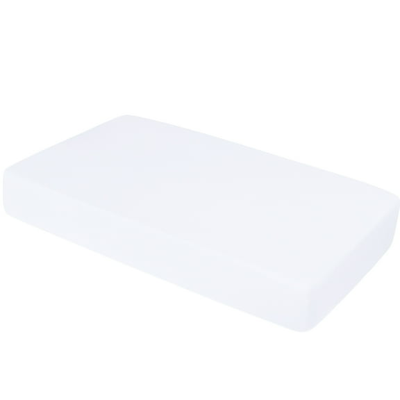 Ntbay 100% Brushed Microfiber Fitted Crib Sheets, Ultra Cozy and Soft Crib Sheet for Standard Crib and Toddler Mattresses, Boys, Girls, Unisex, 28" x 52", White