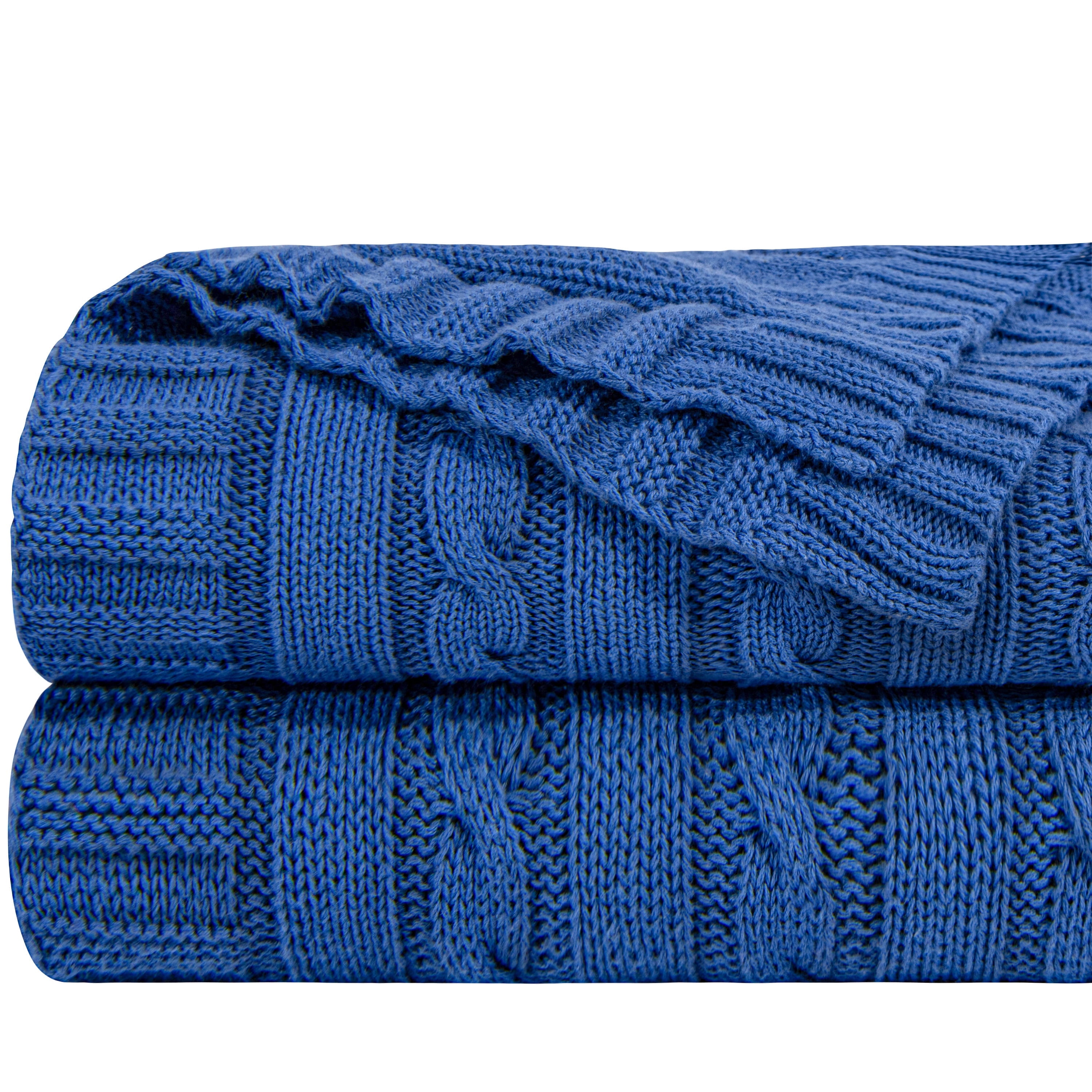 Cobalt Blue Throw Blanketnull