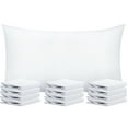 thumbnail image 1 of Ntbay 12 Pack Microfiber Queen Ultra Soft Pillowcases with Envelope Closure, Wrinkle, Fade and Stain Resistant Pillowcase Set, 20" x 30", White, 1 of 5