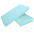 thumbnail image 1 of Ntbay 2 Pack 100% Brushed Microfiber Fitted Crib Sheets, Ultra Cozy and Soft Crib Sheet for Standard Crib and Toddler Mattresses, Boys, Girls, Unisex, 28" x 52", Aqua, 1 of 5