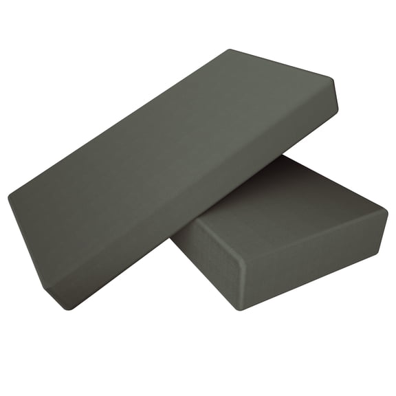 Ntbay 2 Pack 100% Brushed Microfiber Fitted Crib Sheets, Ultra Cozy and Soft Crib Sheet for Standard Crib and Toddler Mattresses, Boys, Girls, Unisex, 28" x 52", Dark Gray