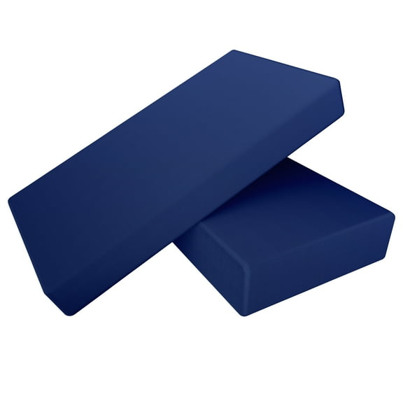 Ntbay 2 Pack 100% Brushed Microfiber Fitted Crib Sheets, Ultra Cozy and Soft Crib Sheet for Standard Crib and Toddler Mattresses, Boys, Girls, Unisex, 28" x 52", Navy Blue