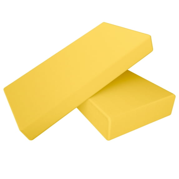 Ntbay 2 Pack 100% Brushed Microfiber Fitted Crib Sheets, Ultra Cozy and Soft Crib Sheet for Standard Crib and Toddler Mattresses, Boys, Girls, Unisex, 28" x 52", Yellow