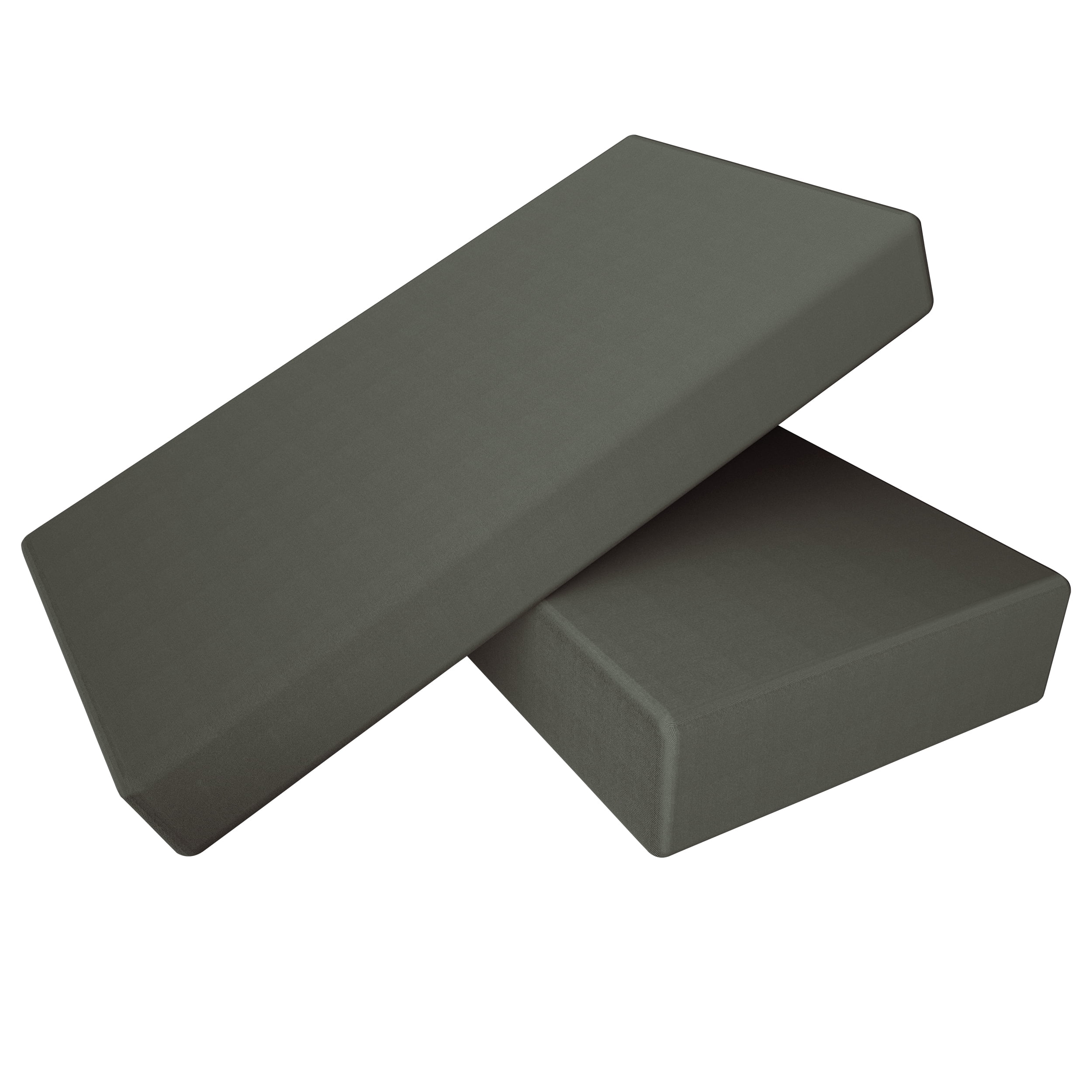 "Ntbay 2Pack Microfiber Crib Sheets, Soft, For Standard Crib/Mattresses, 28""x52"", Dark Gray