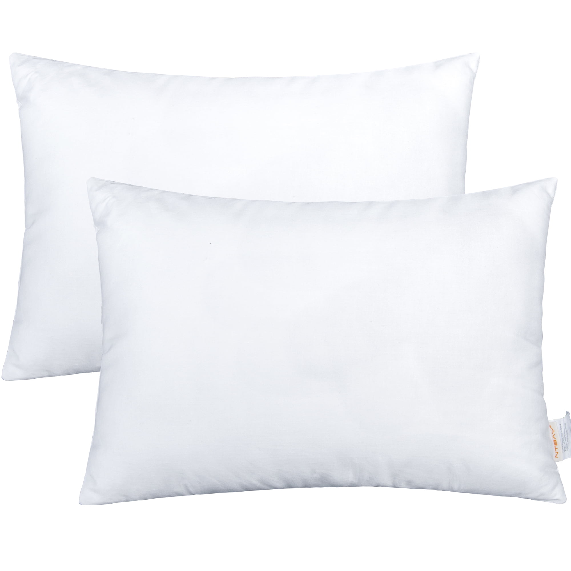 Moonsea Toddler Pillow with Cotton Pillowcase 2 Pack White, Small Pillows  for Sleeping Ultra Soft, 13 x 18 Inches Kids Pillows for Sleeping Fits