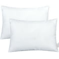 Ntbay 2 Pack Cotton Down Alternative Soft and Breathable Toddler Pillows, Easy Care Travel Small